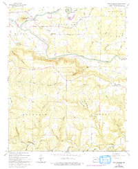 West Pangburn 1963 topographic map thumbnail