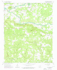 West Pangburn 1963 topographic map thumbnail