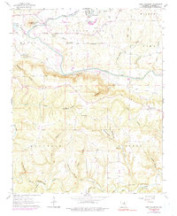 West Pangburn 1963 topographic map thumbnail
