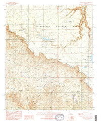Woods Canyon 1990 topographic map thumbnail