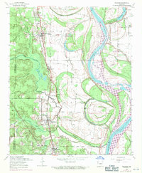 Woodson 1954 topographic map thumbnail