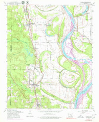 Woodson 1954 topographic map thumbnail