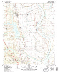 Woodson 1987 topographic map thumbnail