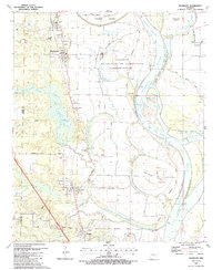 Woodson 1987 topographic map thumbnail