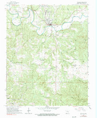 Yellville 1966 topographic map thumbnail
