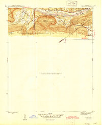 Almond 1942 topographic map thumbnail
