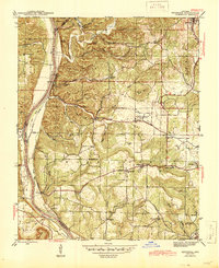 Bethesda 1942 topographic map thumbnail