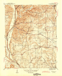 Bethesda 1942 topographic map thumbnail