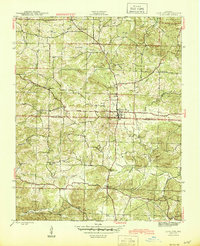 Cave City 1943 topographic map thumbnail