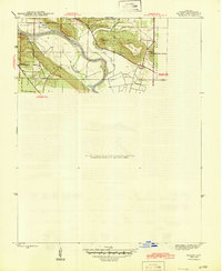 Salado 1942 topographic map thumbnail