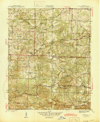 Sandtown 1943 topographic map thumbnail