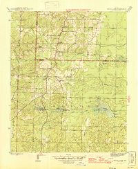 Spring Lake 1944 topographic map thumbnail
