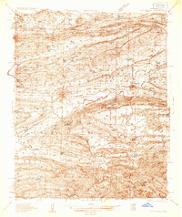 Booneville 1934 topographic map thumbnail