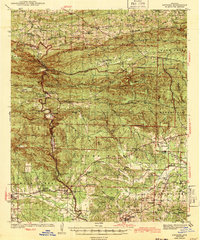 Antoine 1943 topographic map thumbnail