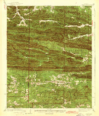 Athens 1942 topographic map thumbnail