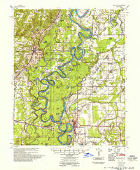 Augusta 1957 topographic map thumbnail