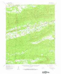 Bates 1958 topographic map thumbnail