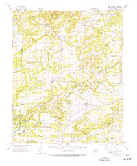 Bee Branch 1961 topographic map thumbnail
