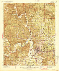 Benton 1944 topographic map thumbnail