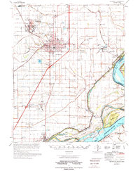 Blytheville 1976 topographic map thumbnail