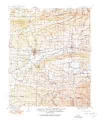Booneville 1934 topographic map thumbnail