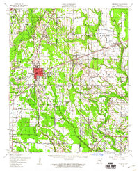 Brinkley 1958 topographic map thumbnail