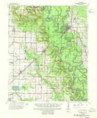 Clarendon 1941 topographic map thumbnail