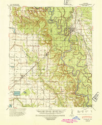 Clarendon 1941 topographic map thumbnail