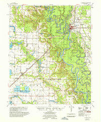 Clarendon 1957 topographic map thumbnail
