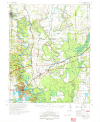 De Valls Bluff 1971 topographic map thumbnail