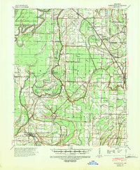 Deckerville 1940 topographic map thumbnail