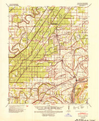 Evadale 1939 topographic map thumbnail