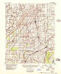 Evadale topographic map thumbnail
