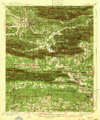 Glenwood 1942 topographic map thumbnail