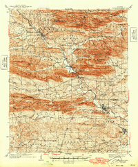 Glenwood 1942 topographic map thumbnail