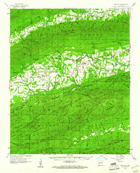 Gravelly 1960 topographic map thumbnail