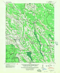 Holly Grove 1940 topographic map thumbnail