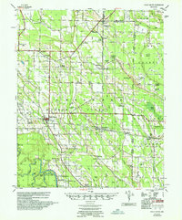 Holly Grove 1957 topographic map thumbnail