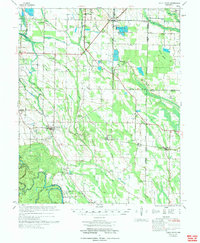 Holly Grove 1974 topographic map thumbnail