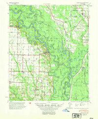 Indian Bay 1954 topographic map thumbnail