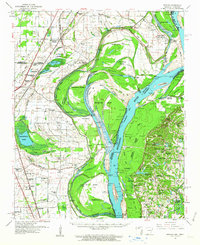 Jericho 1961 topographic map thumbnail