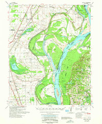 Jericho 1962 topographic map thumbnail