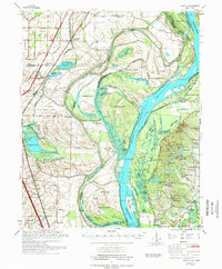 Jericho 1975 topographic map thumbnail
