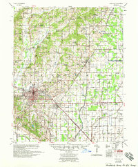 Jonesboro 1958 topographic map thumbnail