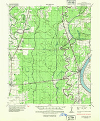 Lake Village 1936 topographic map thumbnail