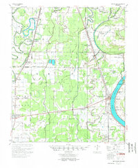 Lake Village 1955 topographic map thumbnail