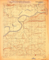 Lavaca 1906 topographic map thumbnail