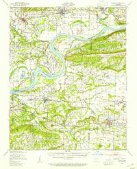 Lavaca 1947 topographic map thumbnail