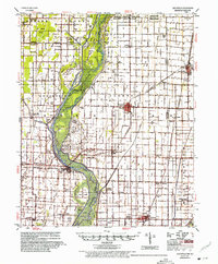 Leachville 1956 topographic map thumbnail