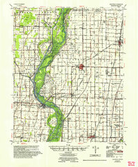 Leachville 1956 topographic map thumbnail